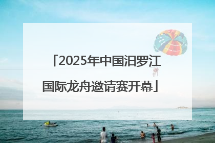 2025年中国汨罗江国际龙舟邀请赛开幕