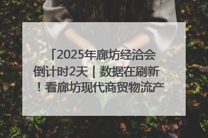 2025年廊坊经洽会倒计时2天｜数据在刷新！看廊坊现代商贸物流产业实现跨越式发展