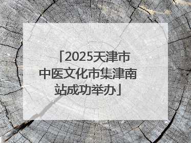 2025天津市中医文化市集津南站成功举办