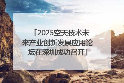 2025空天技术未来产业创新发展应用论坛在深圳成功召开