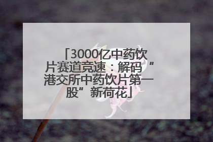 3000亿中药饮片赛道竞速：解码“港交所中药饮片第一股”新荷花